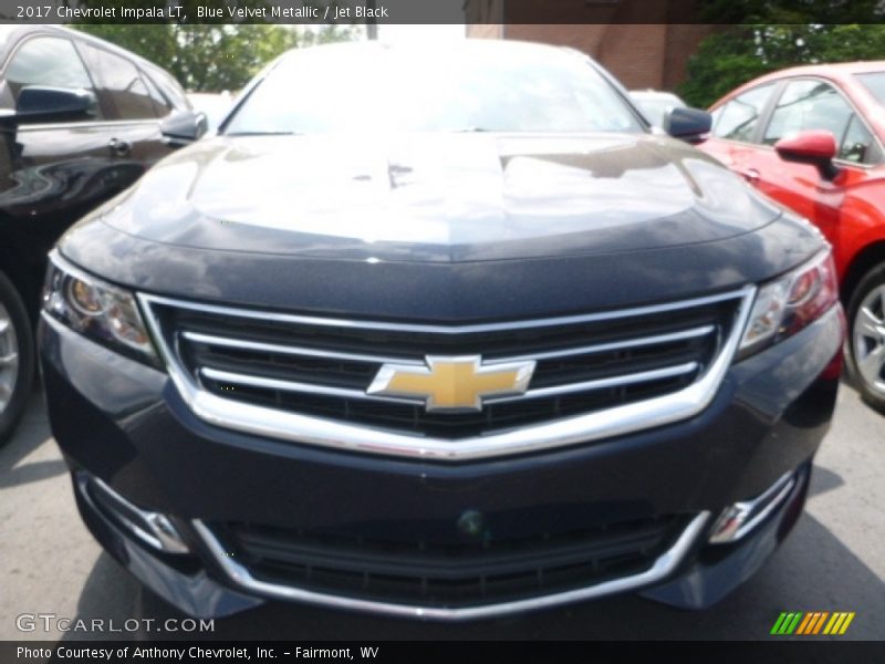 Blue Velvet Metallic / Jet Black 2017 Chevrolet Impala LT