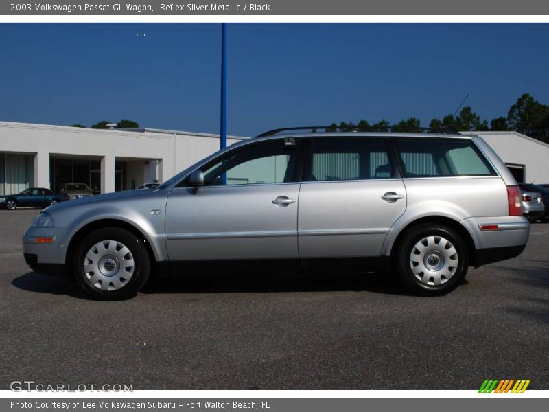 Reflex Silver Metallic / Black 2003 Volkswagen Passat GL Wagon
