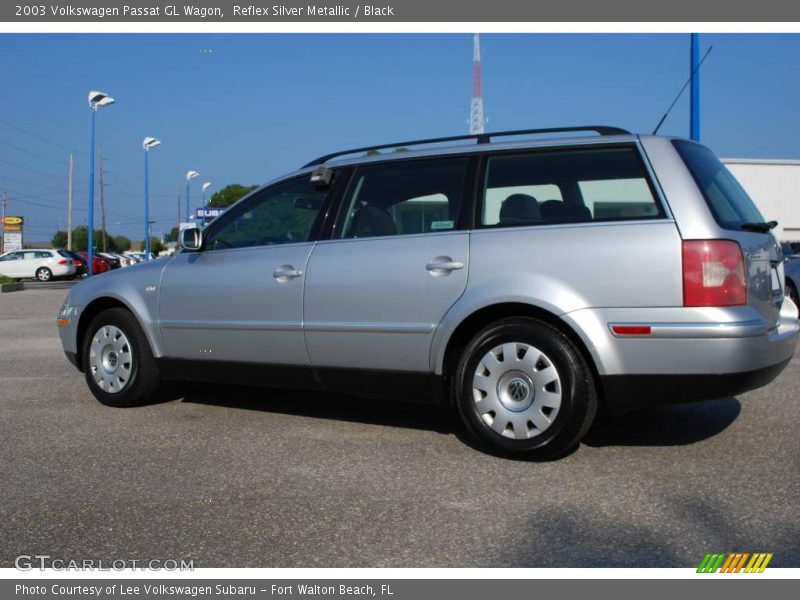 Reflex Silver Metallic / Black 2003 Volkswagen Passat GL Wagon