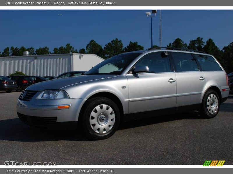 Reflex Silver Metallic / Black 2003 Volkswagen Passat GL Wagon