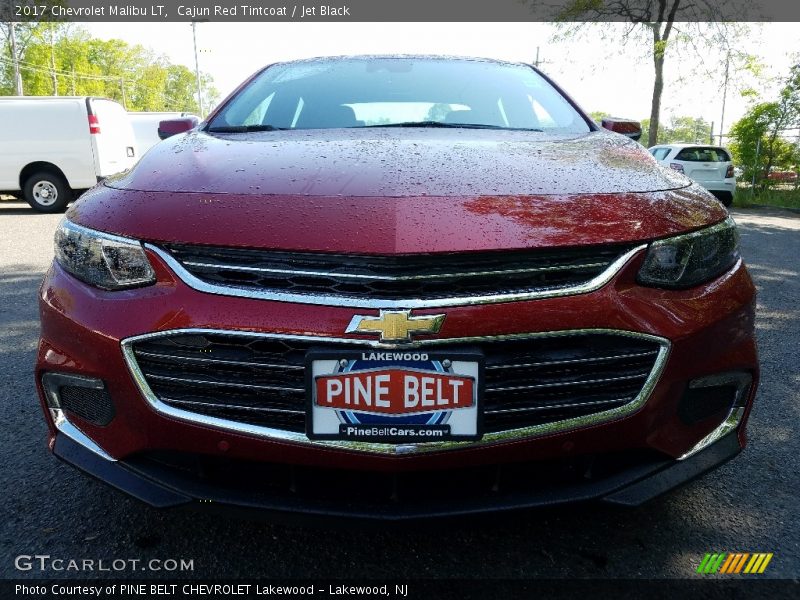 Cajun Red Tintcoat / Jet Black 2017 Chevrolet Malibu LT