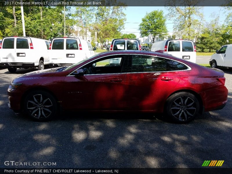 Cajun Red Tintcoat / Jet Black 2017 Chevrolet Malibu LT