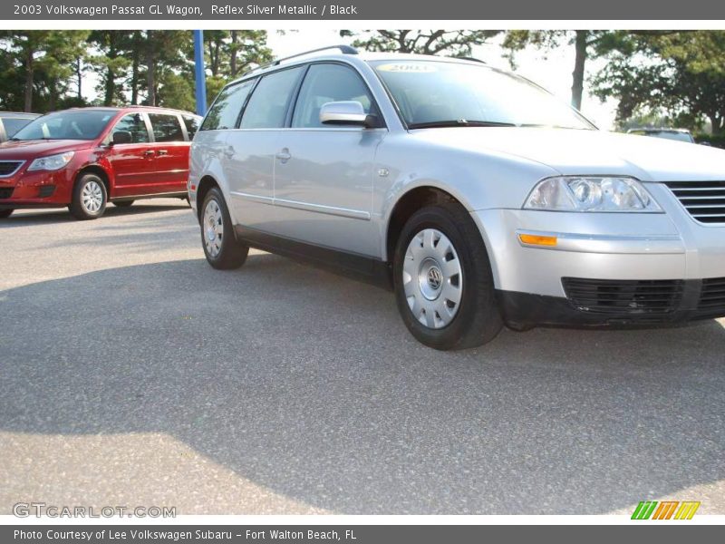 Reflex Silver Metallic / Black 2003 Volkswagen Passat GL Wagon