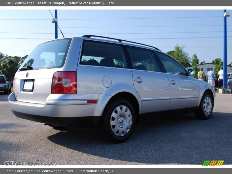 Reflex Silver Metallic / Black 2003 Volkswagen Passat GL Wagon