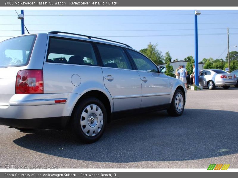 Reflex Silver Metallic / Black 2003 Volkswagen Passat GL Wagon