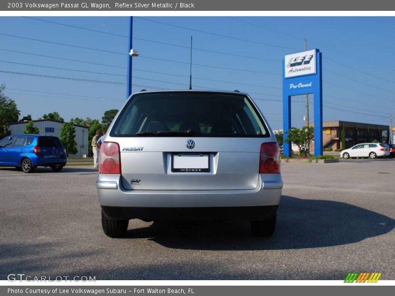 Reflex Silver Metallic / Black 2003 Volkswagen Passat GL Wagon