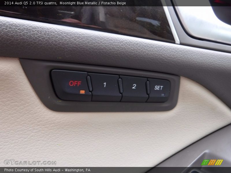 Moonlight Blue Metallic / Pistachio Beige 2014 Audi Q5 2.0 TFSI quattro
