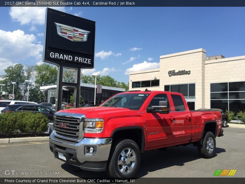 Cardinal Red / Jet Black 2017 GMC Sierra 2500HD SLE Double Cab 4x4
