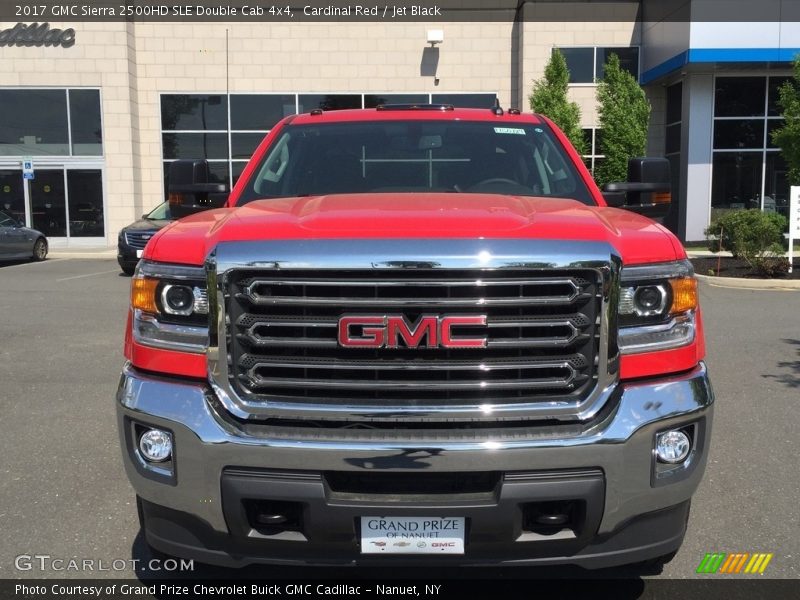 Cardinal Red / Jet Black 2017 GMC Sierra 2500HD SLE Double Cab 4x4