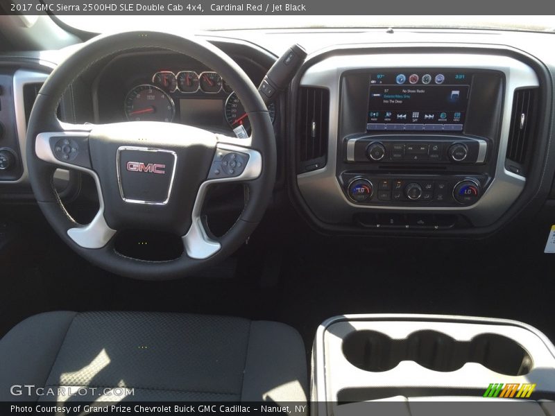 Cardinal Red / Jet Black 2017 GMC Sierra 2500HD SLE Double Cab 4x4