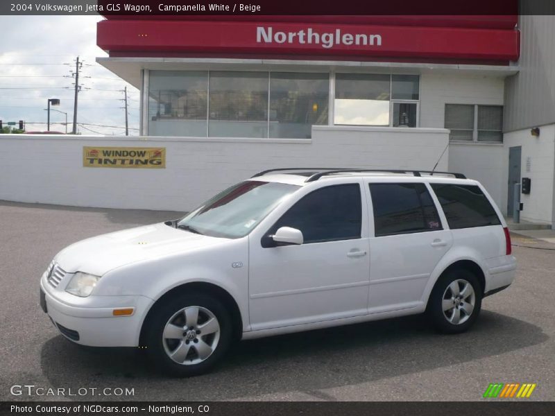 Campanella White / Beige 2004 Volkswagen Jetta GLS Wagon