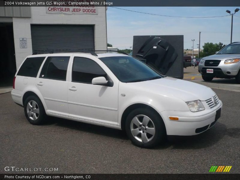 Campanella White / Beige 2004 Volkswagen Jetta GLS Wagon