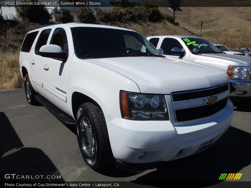 Summit White / Ebony 2012 Chevrolet Suburban LT