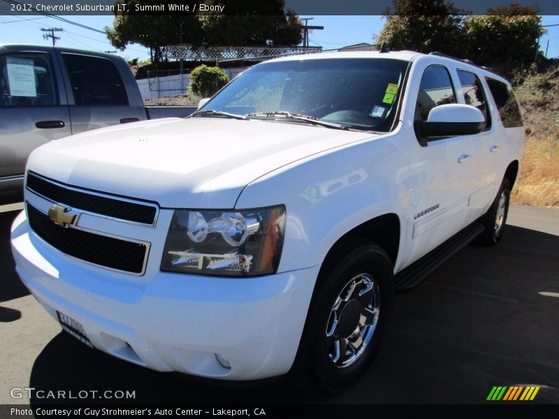 Summit White / Ebony 2012 Chevrolet Suburban LT