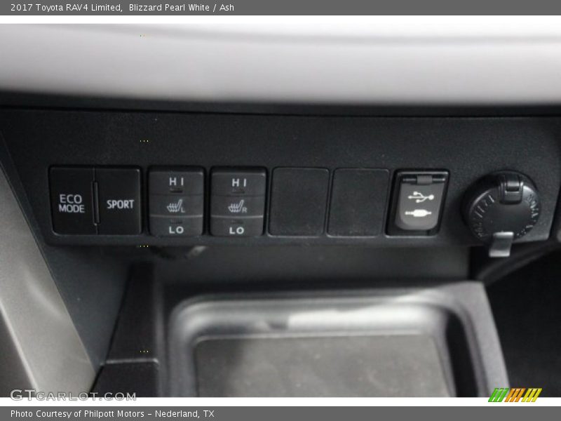 Blizzard Pearl White / Ash 2017 Toyota RAV4 Limited