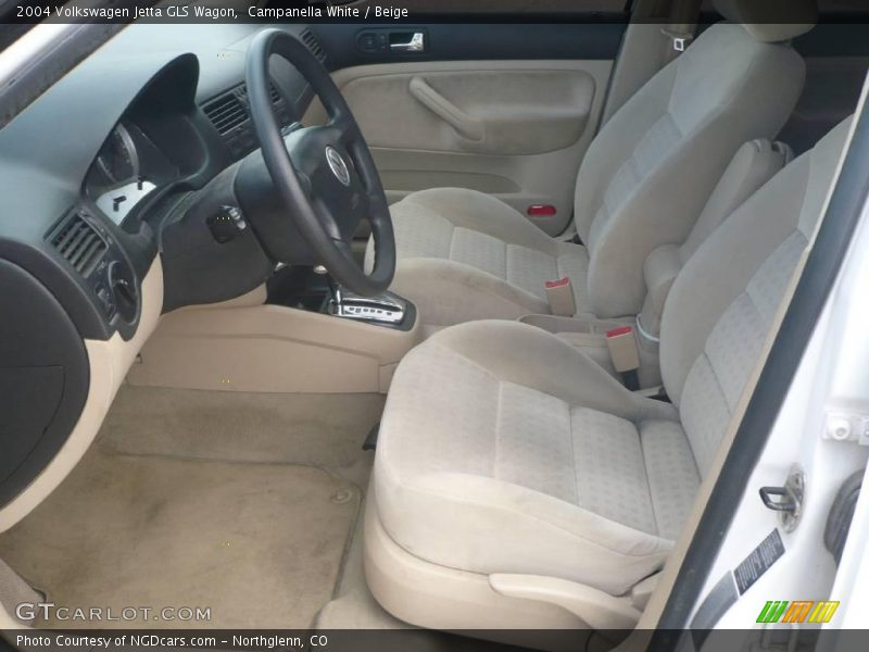 Campanella White / Beige 2004 Volkswagen Jetta GLS Wagon