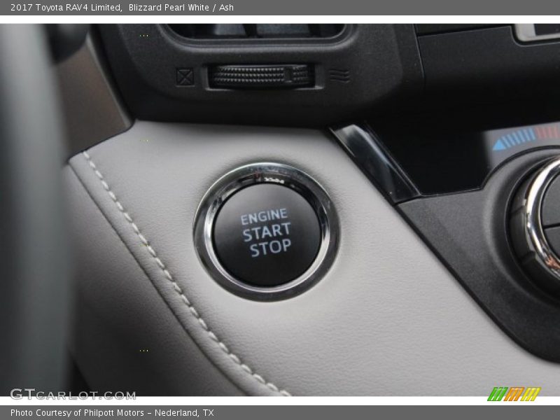 Blizzard Pearl White / Ash 2017 Toyota RAV4 Limited