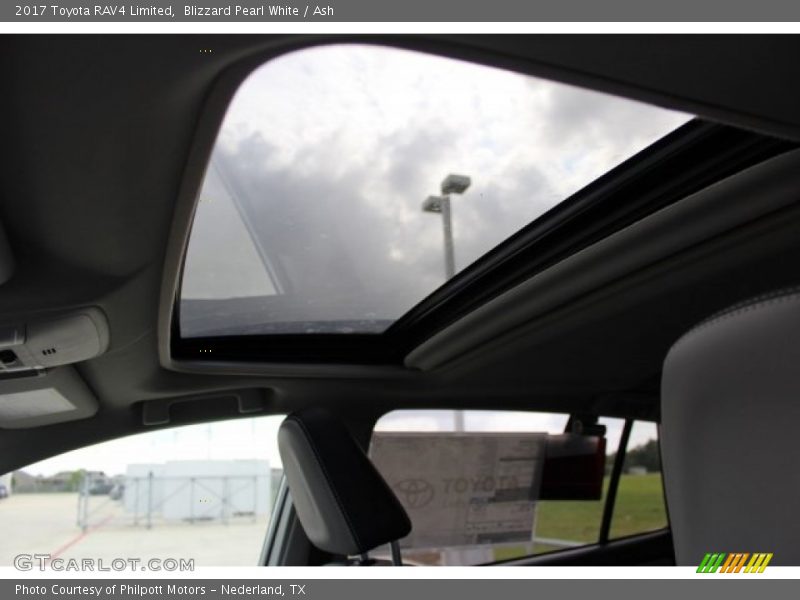 Blizzard Pearl White / Ash 2017 Toyota RAV4 Limited