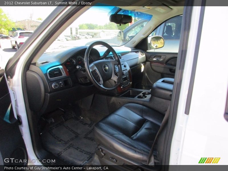 Summit White / Ebony 2012 Chevrolet Suburban LT