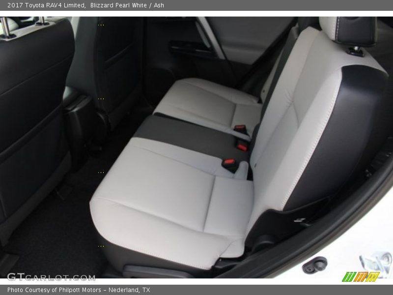 Blizzard Pearl White / Ash 2017 Toyota RAV4 Limited