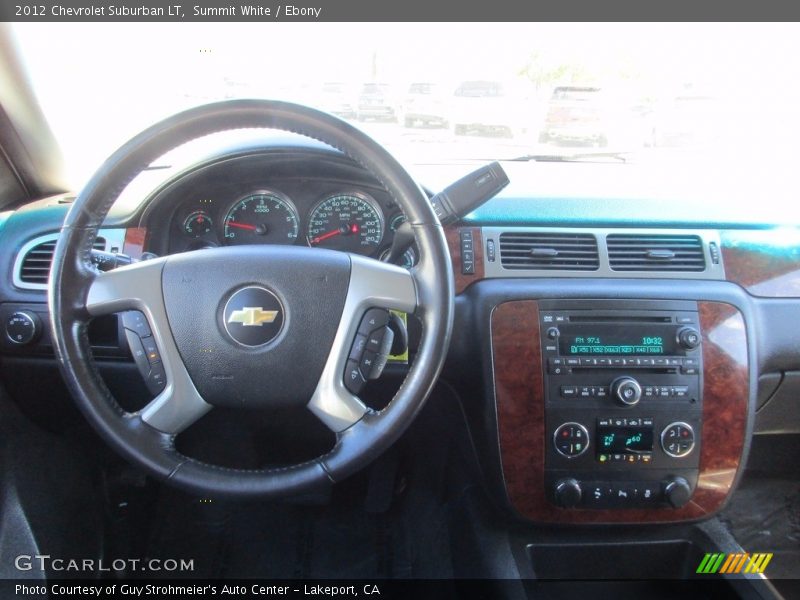 Summit White / Ebony 2012 Chevrolet Suburban LT