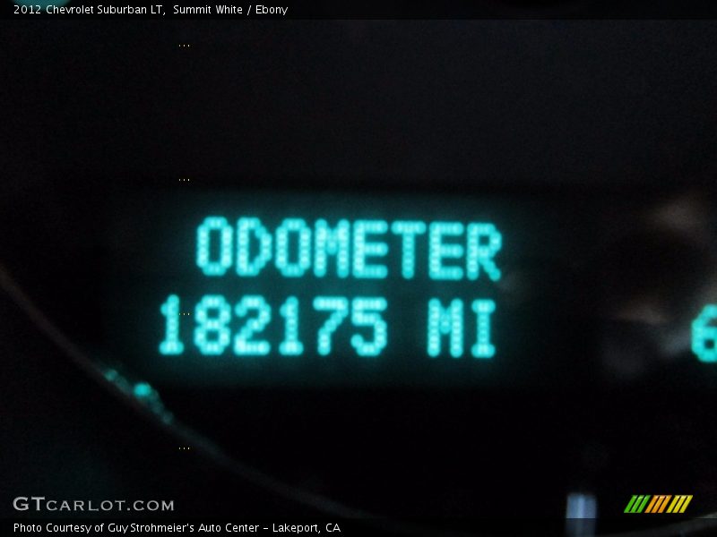 Summit White / Ebony 2012 Chevrolet Suburban LT