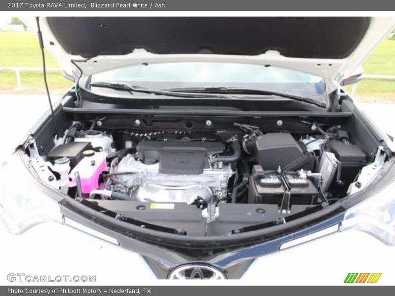 Blizzard Pearl White / Ash 2017 Toyota RAV4 Limited