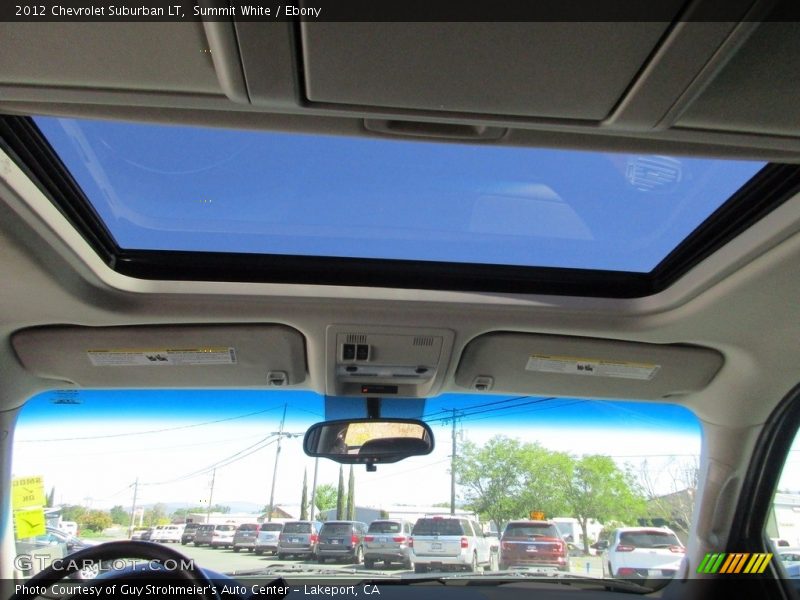Summit White / Ebony 2012 Chevrolet Suburban LT