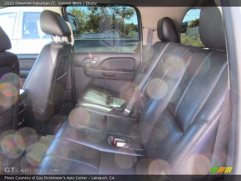 Summit White / Ebony 2012 Chevrolet Suburban LT