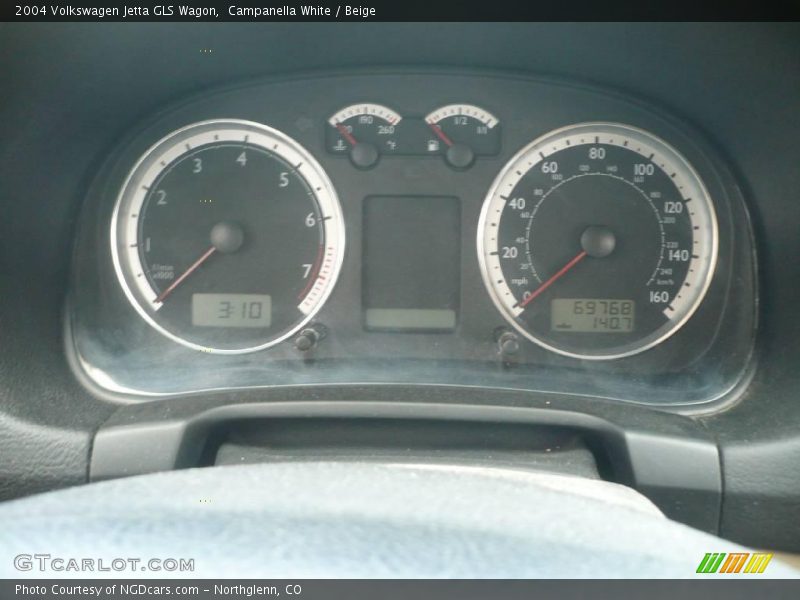 Campanella White / Beige 2004 Volkswagen Jetta GLS Wagon