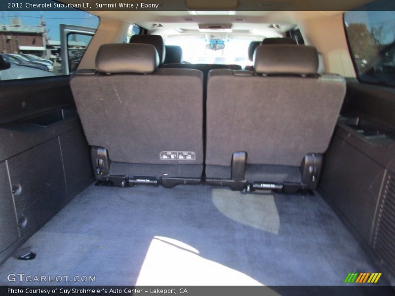 Summit White / Ebony 2012 Chevrolet Suburban LT