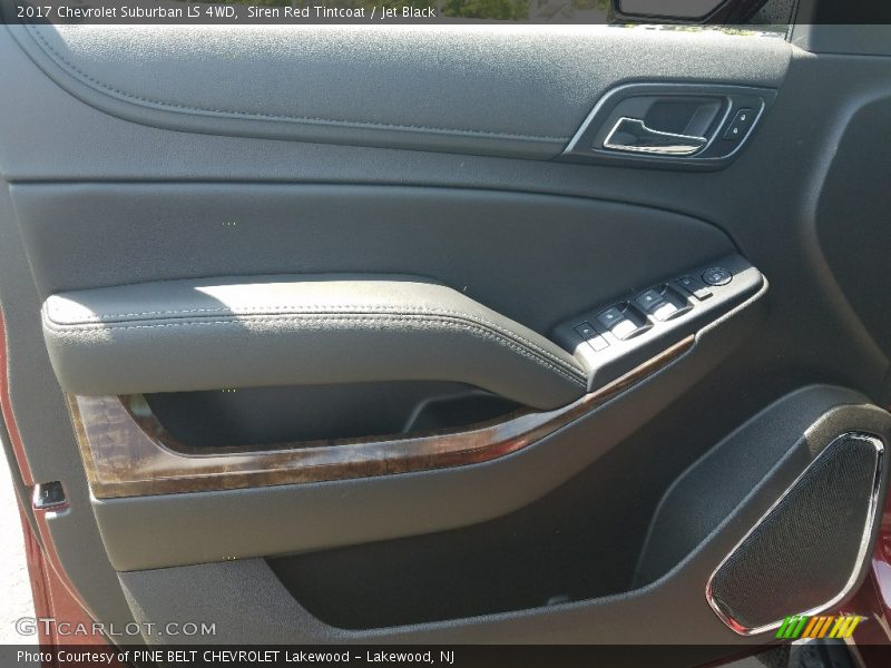 Siren Red Tintcoat / Jet Black 2017 Chevrolet Suburban LS 4WD