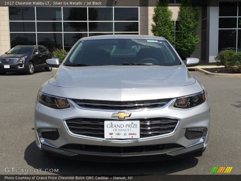 Silver Ice Metallic / Jet Black 2017 Chevrolet Malibu LT