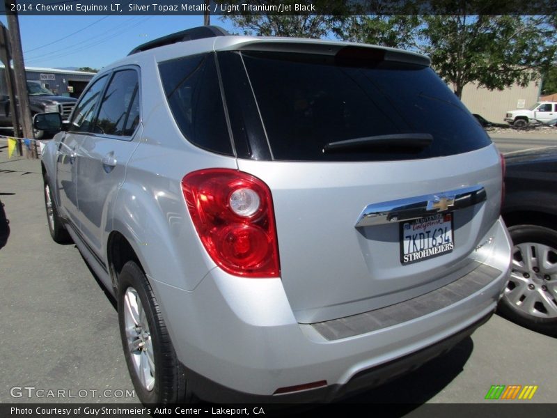 Silver Topaz Metallic / Light Titanium/Jet Black 2014 Chevrolet Equinox LT
