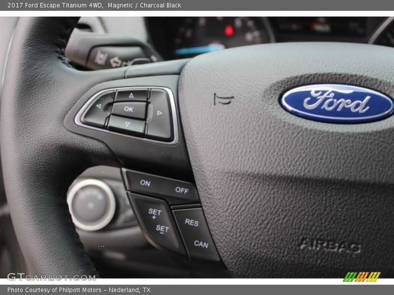 Magnetic / Charcoal Black 2017 Ford Escape Titanium 4WD