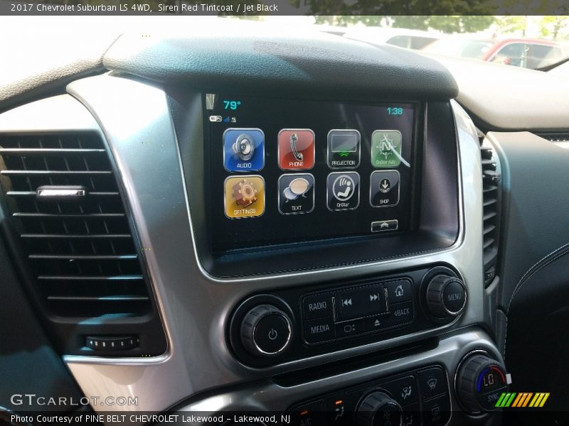 Siren Red Tintcoat / Jet Black 2017 Chevrolet Suburban LS 4WD