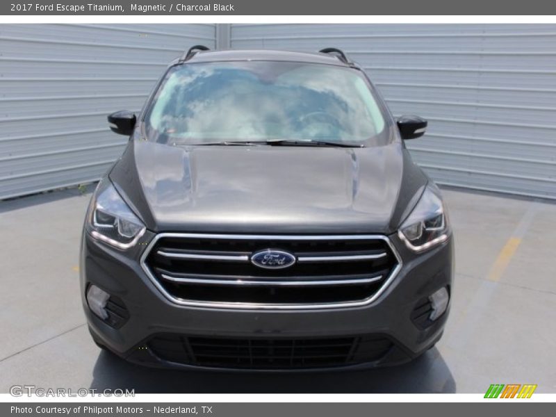 Magnetic / Charcoal Black 2017 Ford Escape Titanium