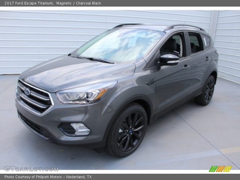 Magnetic / Charcoal Black 2017 Ford Escape Titanium