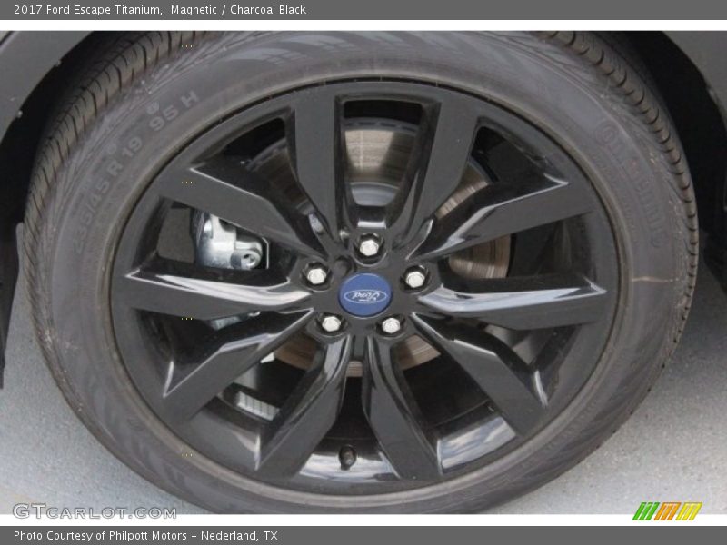 Magnetic / Charcoal Black 2017 Ford Escape Titanium