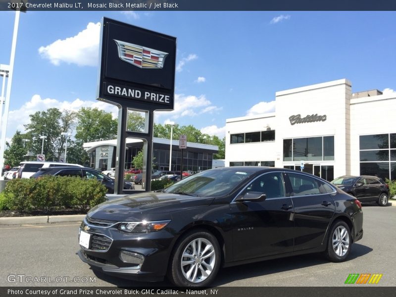 Mosaic Black Metallic / Jet Black 2017 Chevrolet Malibu LT