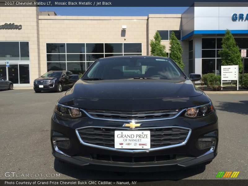 Mosaic Black Metallic / Jet Black 2017 Chevrolet Malibu LT