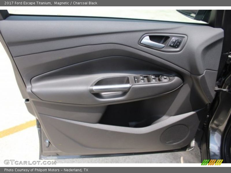 Magnetic / Charcoal Black 2017 Ford Escape Titanium
