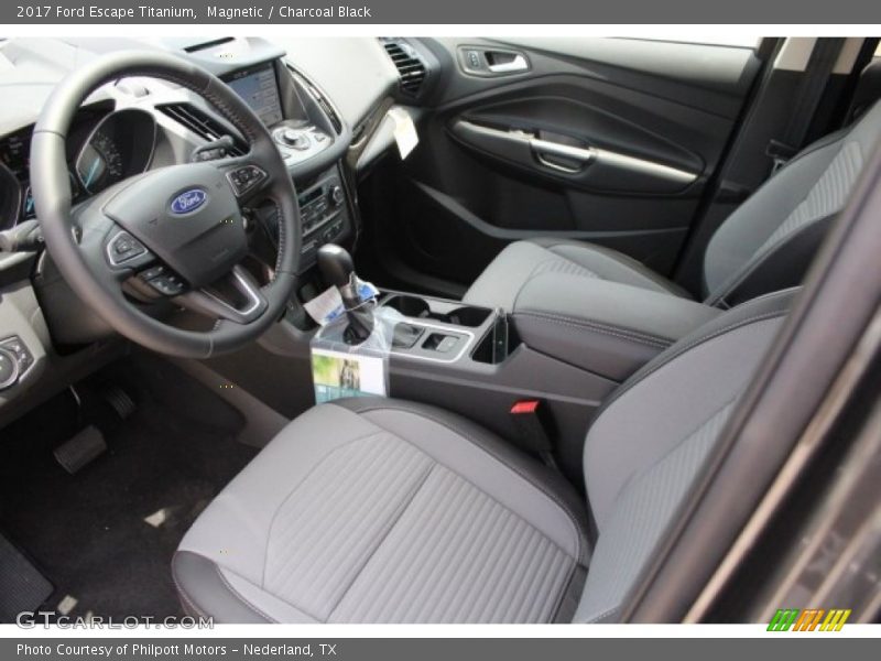 Magnetic / Charcoal Black 2017 Ford Escape Titanium