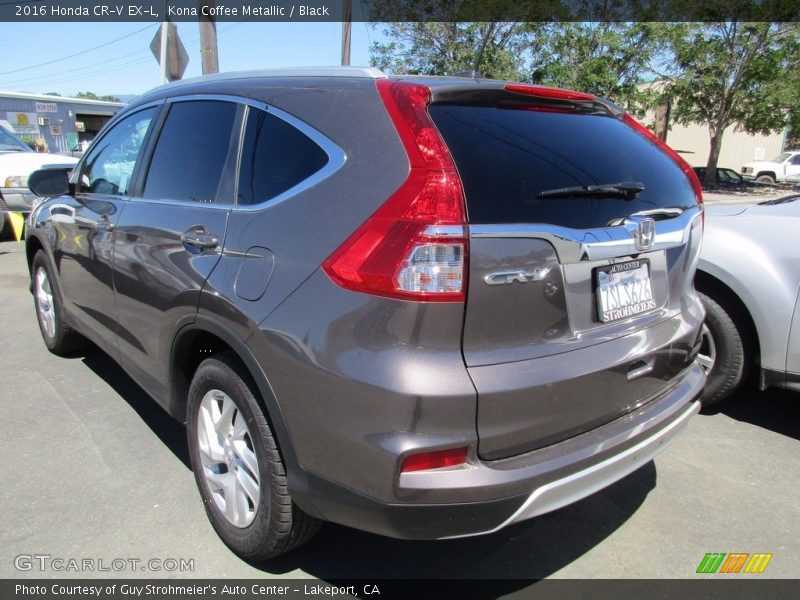 Kona Coffee Metallic / Black 2016 Honda CR-V EX-L