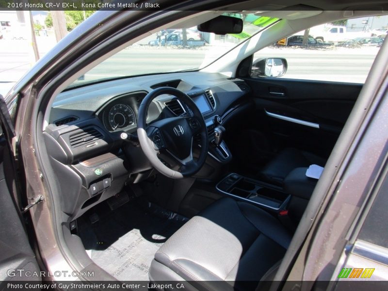 Kona Coffee Metallic / Black 2016 Honda CR-V EX-L