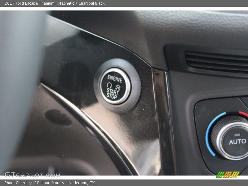 Magnetic / Charcoal Black 2017 Ford Escape Titanium