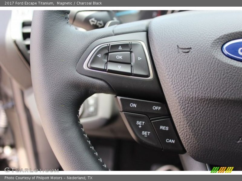 Magnetic / Charcoal Black 2017 Ford Escape Titanium