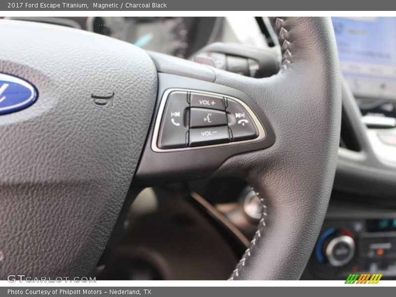 Magnetic / Charcoal Black 2017 Ford Escape Titanium