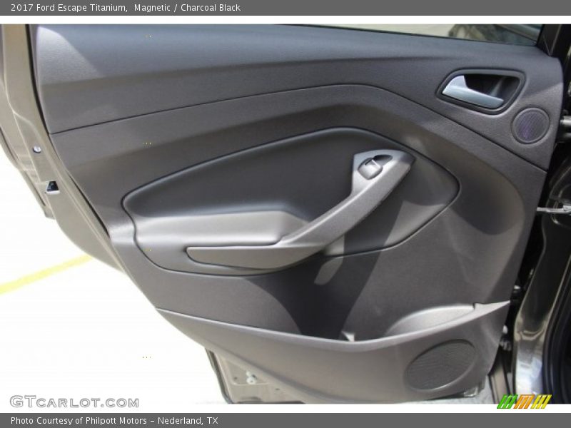 Magnetic / Charcoal Black 2017 Ford Escape Titanium