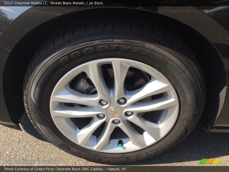 Mosaic Black Metallic / Jet Black 2017 Chevrolet Malibu LT